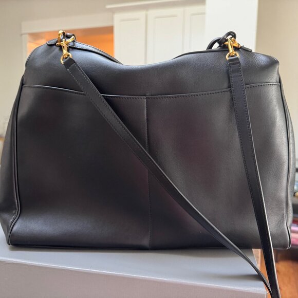 PRISTINE: BALENCIAGA LARGE RODEO BAG - BLACK WITH GOLD HARDWARE - Picture 7 of 13